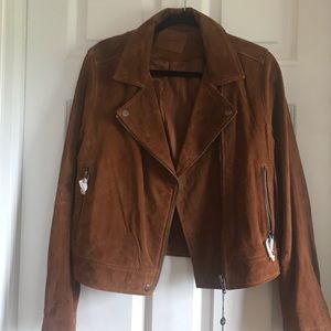 Blank NYC suede moto jacket